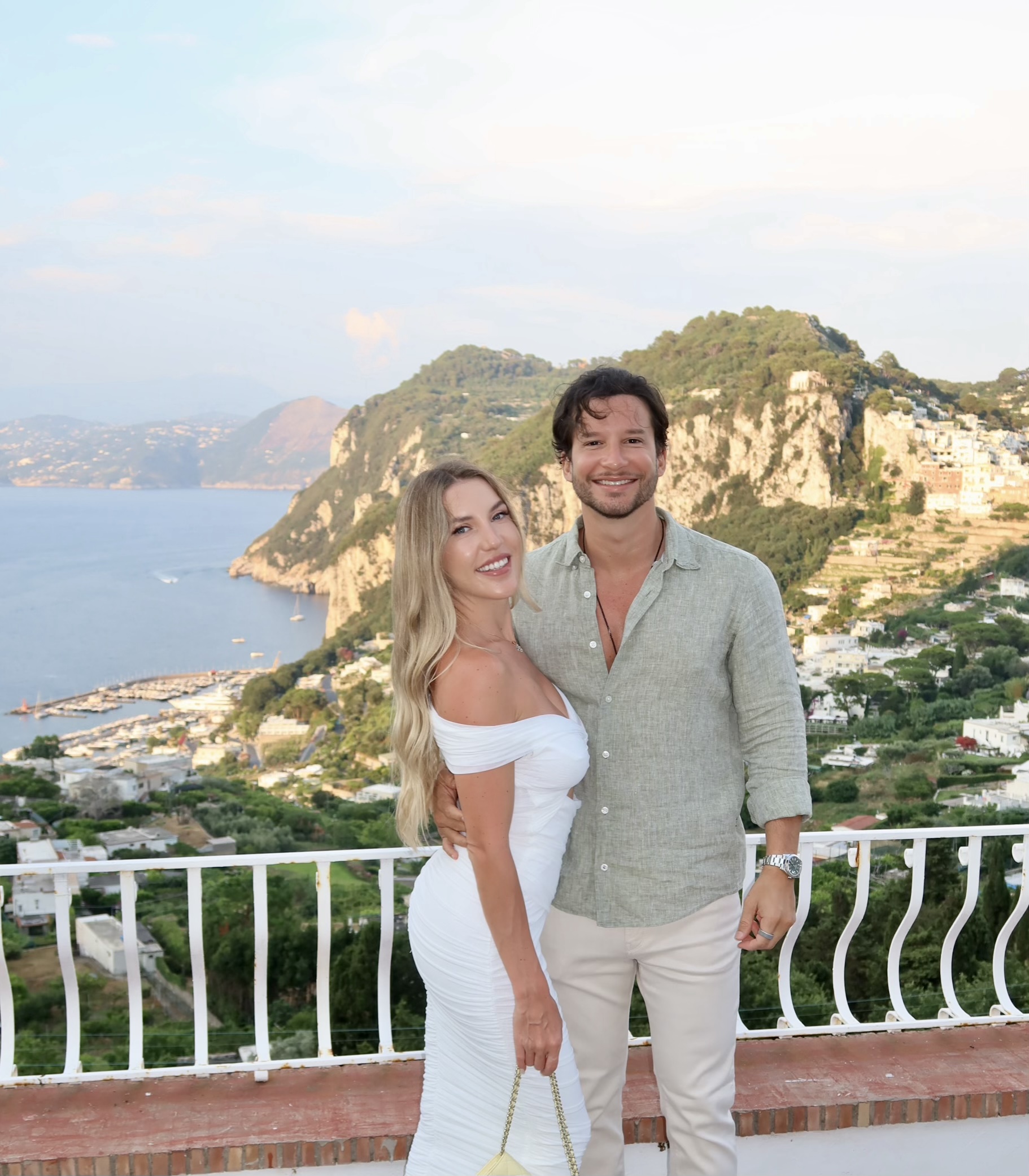 Nadia and João overlooking Rio de Janeiro